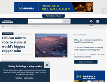 Tablet Screenshot of mining-technology.com